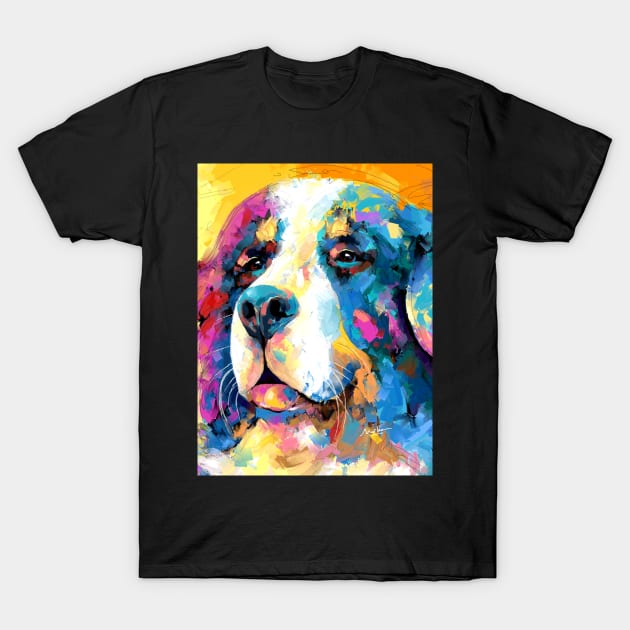 Bernese Mountain Dog T-Shirt by mailsoncello
